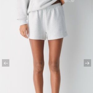 Aritzia Cozy Sweatfleece Perfect Hi-Rise Mini Short